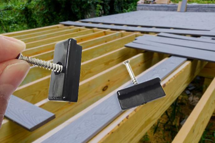 Fong Prean brand of t-hidden deck fasteners and composite decking clips for wood are with ribs design can reduce sliding and avoid crimping, tight and stability, increased your work efficiency.